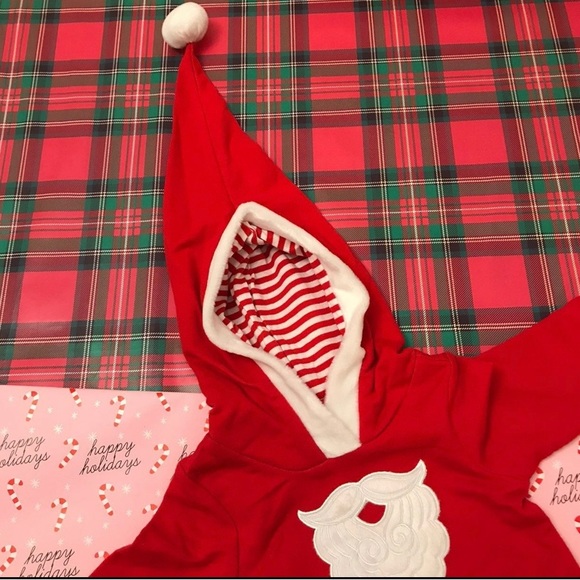 Baby Santa Outfit Onesie 6 - 9 / newborn / 0 - 3 Months Christmas - Picture 2 of 11